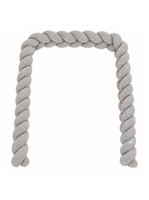 BOUCLE DREAM fonott fejvédő buklé 235x10cm SZÜRKE