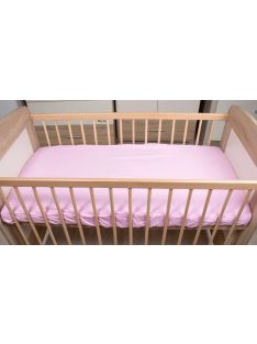 Lepedő kiságyba gumis szegéllyel 60x120-70x140cm RÓZSA