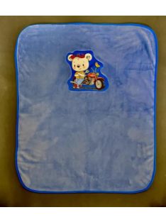 Baba takaró 70x90 KÉK/MACIS