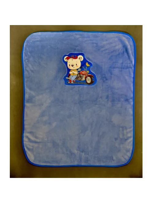 Baba takaró 70x90 KÉK/MACIS