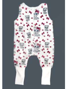   DREAMY - Wellsoft Cicás Fehér Kamáslis Tipegő Hálózsák Téli 98/104