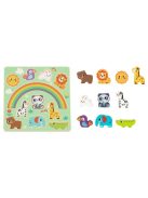 MONI 2IN1 balance puzzle ÁLLATOS 112526
