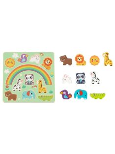 MONI 2IN1 balance puzzle ÁLLATOS 112526