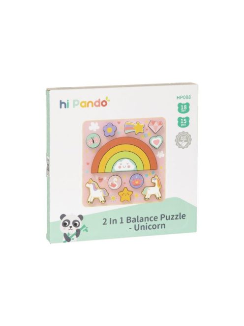 MONI 2IN1 balance puzzle Unikornis 112525