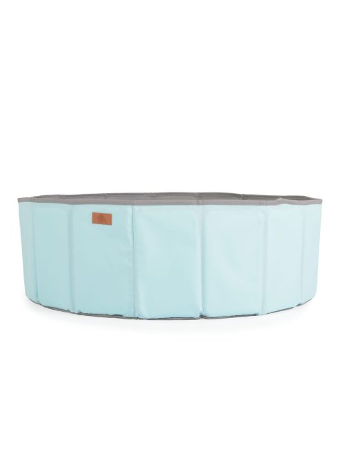 LABDAMEDENCE összecsukható 80cm + 90db 7cms labda MENTA/SZÜRKE