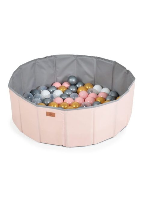 LABDAMEDENCE összecsukható 80cm +90db 7cms labda PINK