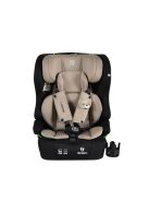SECURITY autós ülés belső övvel, isofix, ajándék 2plüss+párna 76-150cm BÉZS