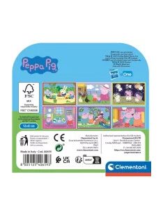   Clementoni Peppa malac Duck Pond mesekocka 6 db-os  (8005125406593)