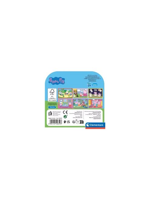 Clementoni Peppa malac Duck Pond mesekocka 6 db-os  (8005125406593)