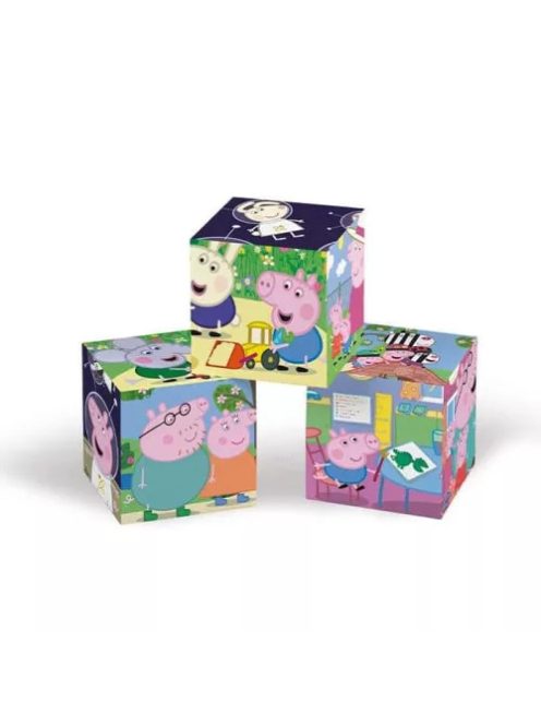 Clementoni Peppa malac Duck Pond mesekocka 6 db-os  (8005125406593)