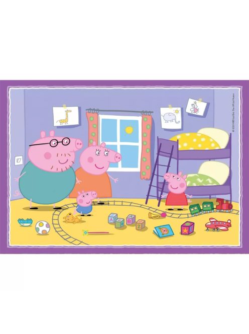 Clementoni Peppa malac Picnic and School 4 az 1-ben puzzle 3+ (8005125215164)