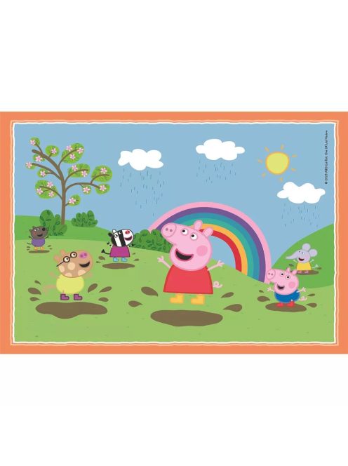 Clementoni Peppa malac Picnic and School 4 az 1-ben puzzle 3+ (8005125215164)