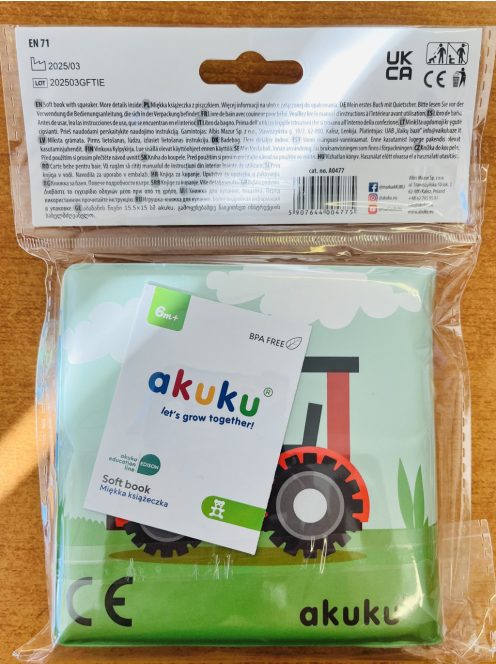 Puha fürdőkönyv sípolóval – Első lépések