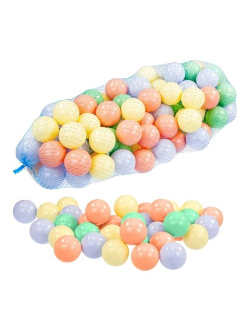 MOCHTOYS 100 db-os labda hálóban PASZTEL 10964