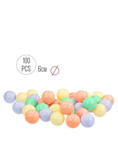 MOCHTOYS 100 db-os labda hálóban PASZTEL 10964