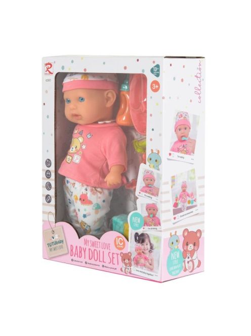 BABA 33 cm evőkészlettel