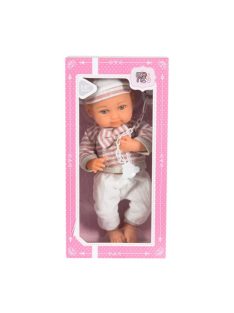 BABA 36cm csíkos szett cumival RÓZSA 