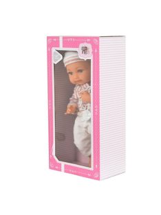 BABA 36cm csíkos szett cumival RÓZSA 