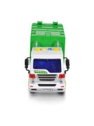 KISAUTÓ kukásautó 1:16 emelhető platós ZÖLD