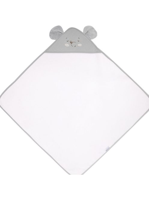 Kikkaboo fürdõlepedõ kapucnis 90x90cm egeres szürke