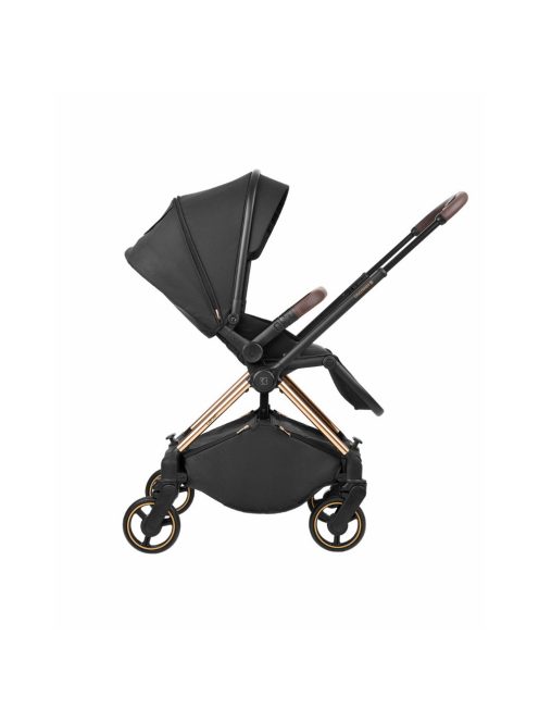 Kikkaboo babakocsi 2in1 átfordítható tolókarral Lanah fekete