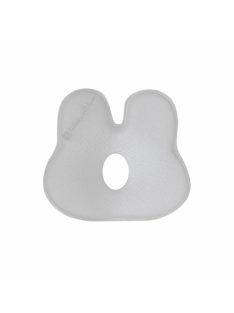   Kikkaboo párna - laposfejûség elleni memóriahabos ergonomikus Airknit  nyuszi szürke