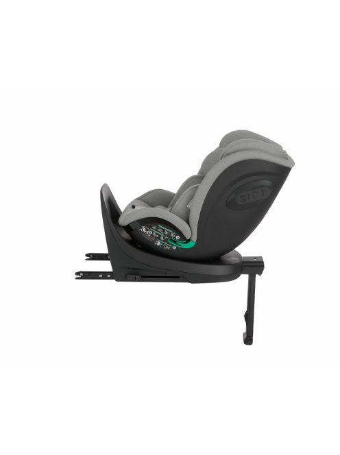Kikkaboo gyerekülés i-Twist i-Size Isofix 40-150 cm világosszürke