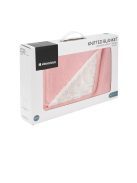 Kikkaboo takaró prémium pamut/sherpa kétoldalas 75x100cm Dream Big melange pink