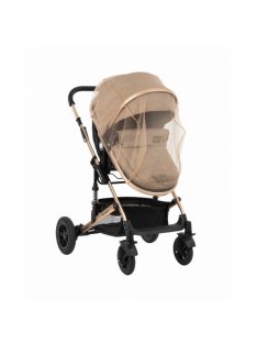   Kikkaboo szúnyogháló - univerzális  babakocsira és mózeskosárra bézs