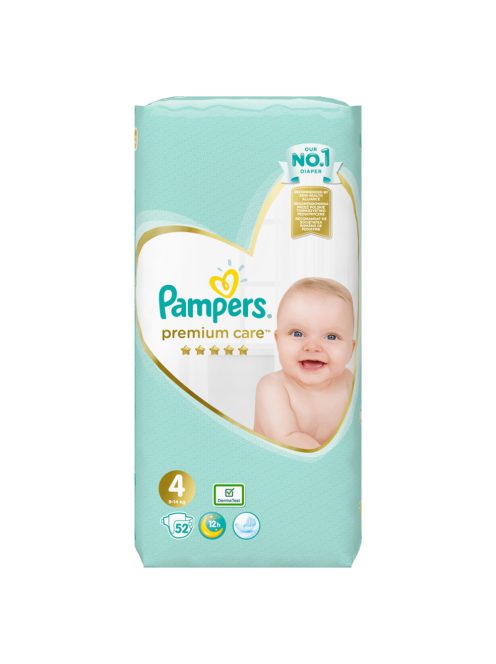 Pampers Premium Care 4 pelenka 9-14kg 52db