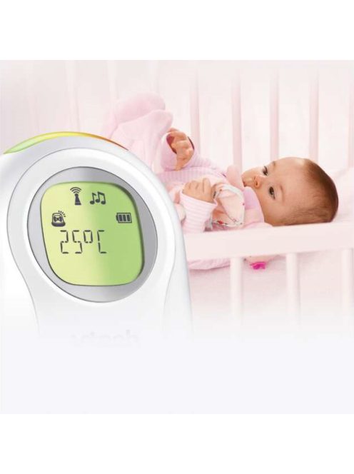 Vtech bébiõr audio dupla akkumulátorral, éjjeli fénnyel, altatódallal DM1215