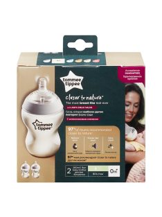 Tommee Tippee cumisüveg CTN duo 260 ml átlátszó