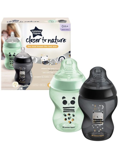 Tommee Tippee cumisüveg Natural Start 2x260 ml fiú