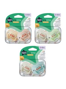 Tommee Tippee játszócumi CTN Anytime 2 db 0-6 hó