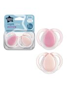 Tommee Tippee játszócumi CTN Night 2 db 0-6 hó pasztell