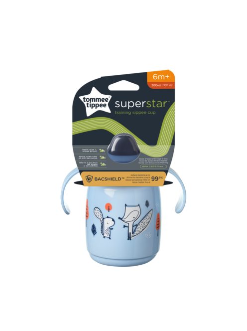 Tommee Tippee itatópohár - Superstar Training Sippee Cup csõrös 300ml 6hó kék