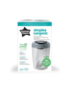   Tommee Tippee pelenkacsomagoló vödör Simple Sangenic fehér