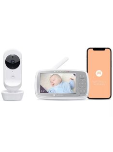   Motorola bébiõr kamerás CONNECT WIFI 4,3inch színes kijelzõvel, kamerával és okostelefon applikációval VM44