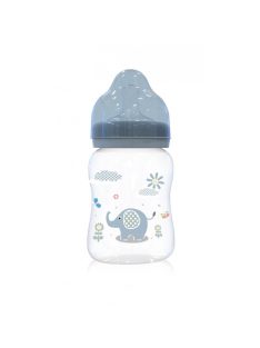 Baby Care széles nyakú cumisüveg 250ml - Moonlight Blue