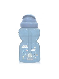   Baby Care Mini szívószálas sportitató 200ml - Moonlight Blue