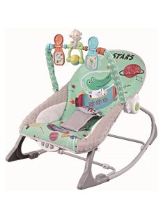   Chipolino Baby Spa rezgő-zenélő pihenőszék 9 kg-ig - Green