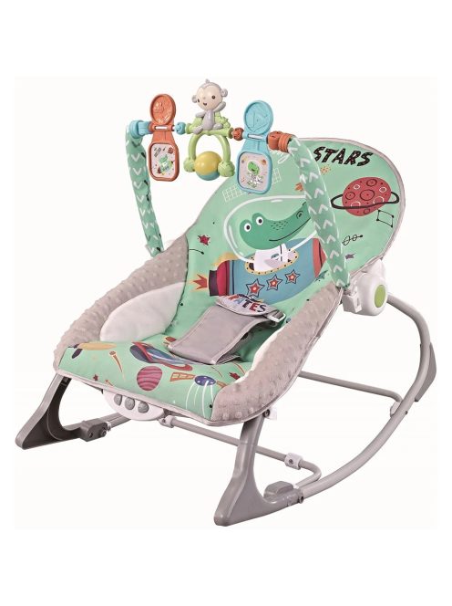 Chipolino Baby Spa rezgő-zenélő pihenőszék 9 kg-ig - Green