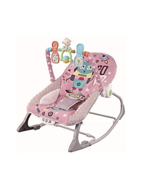 Chipolino Baby Spa rezgő-zenélő pihenőszék 9 kg-ig - Pink