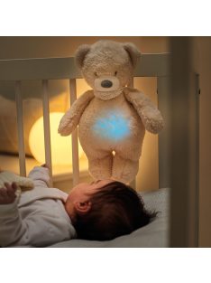 Nattou éjjeli fény zenélõ plüss Sleepy maci bézs