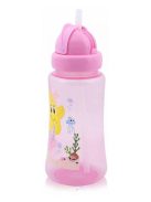 Baby Care Ocean szívószálas sportitató 330 ml - pink