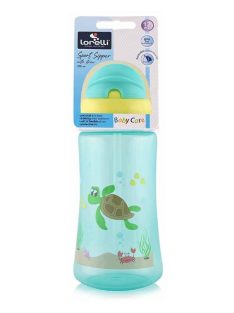 Baby Care Ocean szívószálas sportitató 330 ml - green