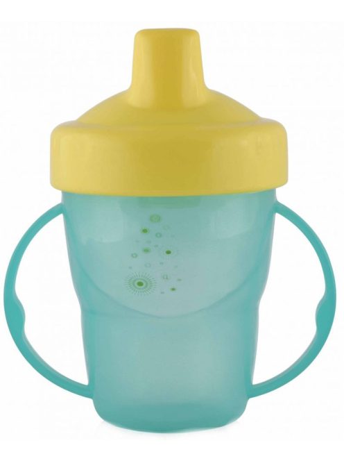 Baby Care itatópohár fogantyúval 210ml magas - green