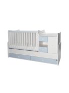 Lorelli MiniMax kombi ágy 72x190 - White / Baby Blue