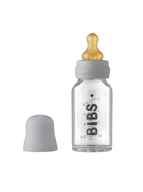 BIBS cumisüvegszett üveg 110ml delfin