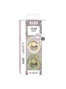 BIBS játszócumi - X Liberty Colour natúr kaucsuk 0-6 hó eloise zsálya 2 db